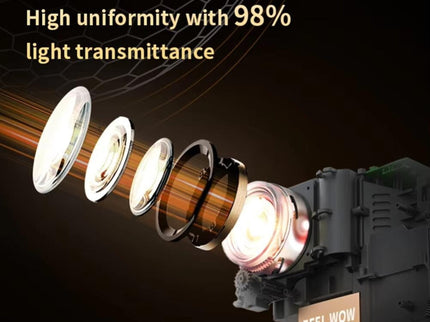 Android 11 Wifi6 4K Mini Projector With Hidden Lift And Gimbal - White-1915196657172090882
