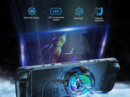 Steam Deck Oled Game Console With Digital Display And Metal Heat Sink-1915197599351181314
