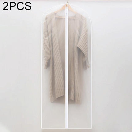 2 Transparent Hanging Garment Storage Bags With Zipper-1915197952251531264