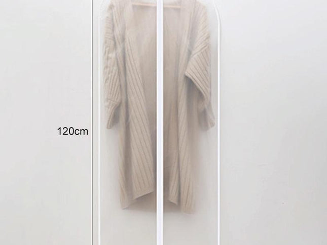 2 Transparent Hanging Garment Storage Bags With Zipper-1915197952251531265