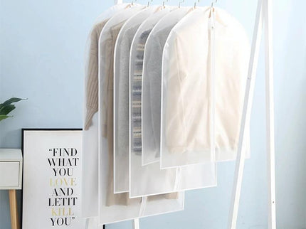 2 Transparent Hanging Garment Storage Bags With Zipper-1915197952251531269