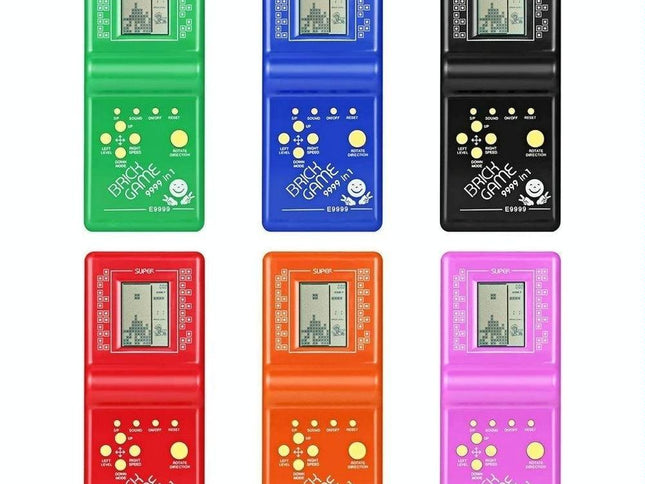Handheld Classic Brick Game Console With 7 Built-In Games-1915198436567814145