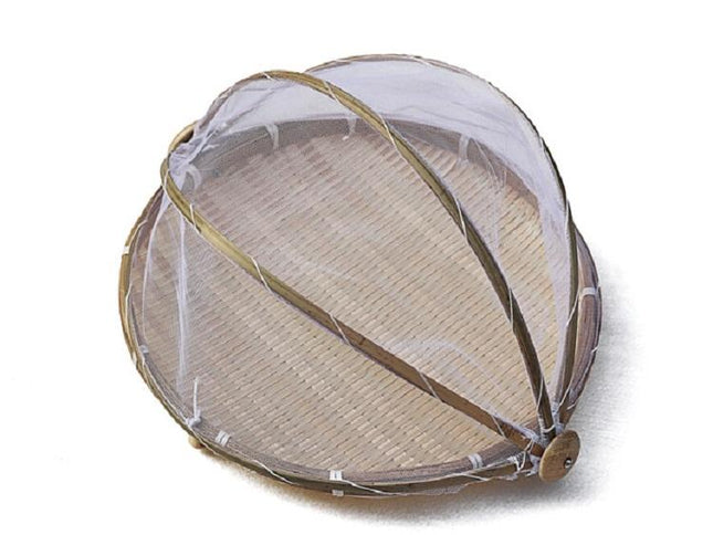 Round Bamboo Woven Dustpan Basket - Household Storage - 42Cm-1915197826720206850
