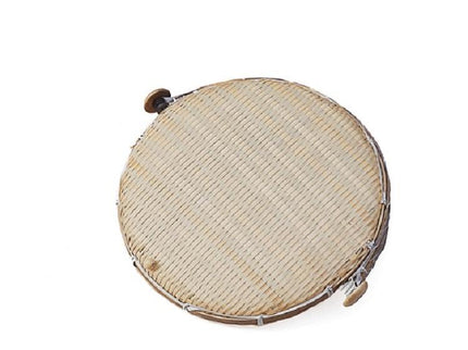 Round Bamboo Woven Dustpan Basket - Household Storage - 42Cm-1915197826720206851