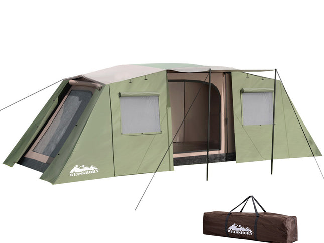Weisshorn Instant Up Camping Tent 10 Person Outdoor Family Hiking Tents 3 Rooms