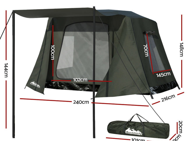 Weisshorn Camping Tent Instant Up 2-3 Person Tents Outdoor Hiking Shelter