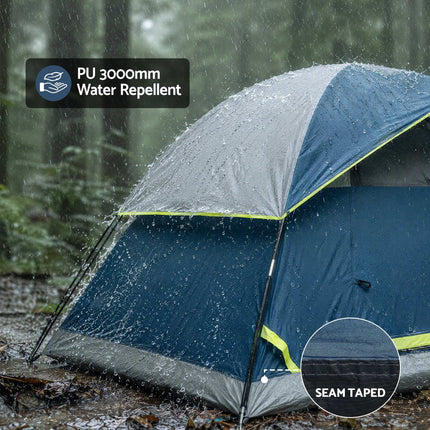 Weisshorn 2 Person Camping Dome Tent Lightweight Waterproof Outdoor Hiking