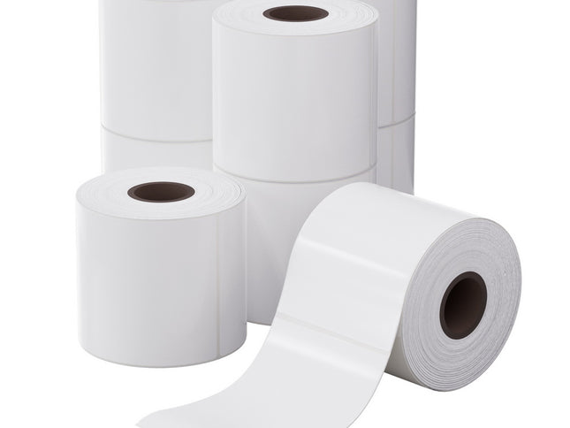 8 Rolls Direct Thermal Labels Paper Printer Paper Barcode Shipping Stickers