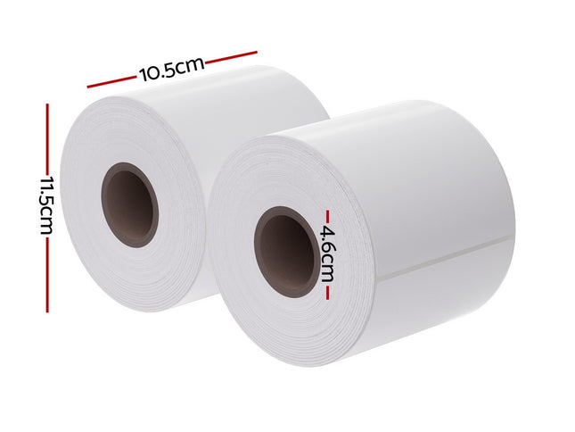 8 Rolls Direct Thermal Labels Paper Printer Paper Barcode Shipping Stickers