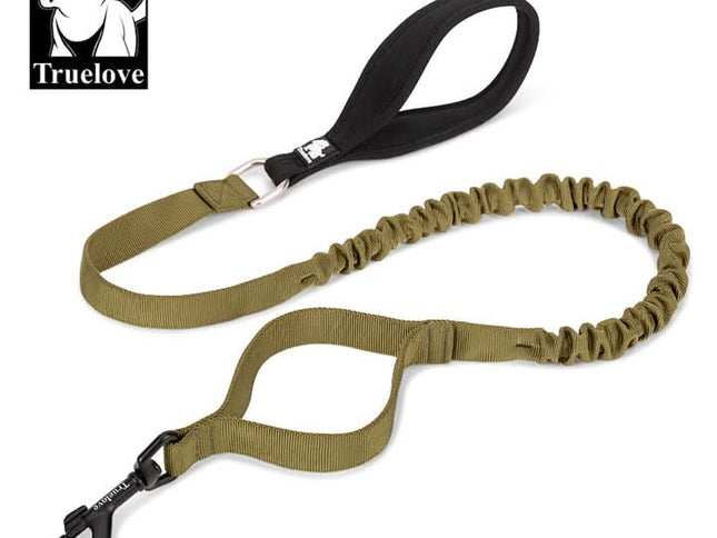 True Love Military Dog Leash 2 cm width and 1.4 m length - Army Green M-1962324906012184576