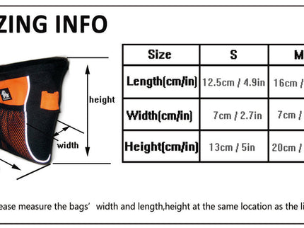 True Love Dog Treat Bag - Orange, S-1831155656695091203