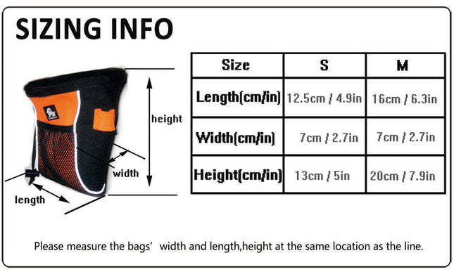 True Love Dog Treat Bag - Orange, M-1831155656829308931