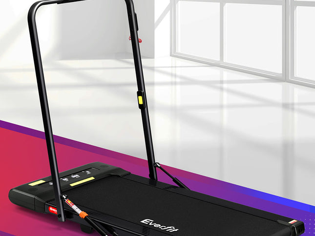 Everfit Treadmill Electric Walking Pad Under Desk Home Gym Fitness 400mm Black