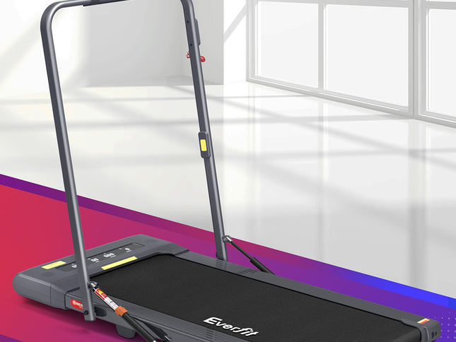Everfit Treadmill Electric Walking Pad Under Desk Home Gym Fitness 400mm Grey