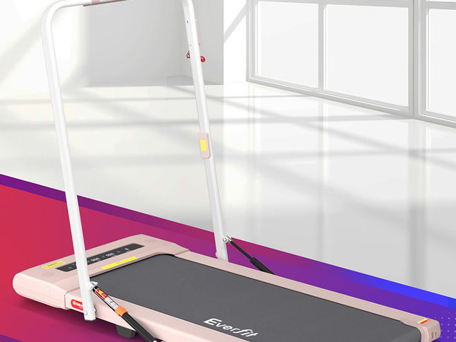 Everfit Treadmill Electric Walking Pad Under Desk Home Gym Fitness 400mm Pink