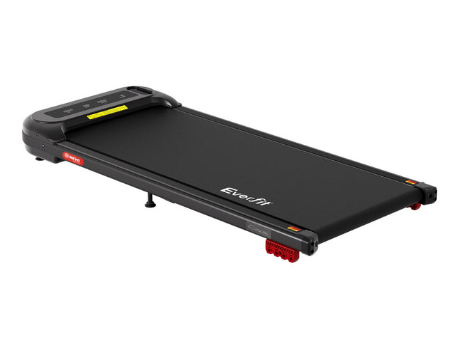 Everfit Treadmill Electric Walking Pad with Incline Under Desk Home Gym Black