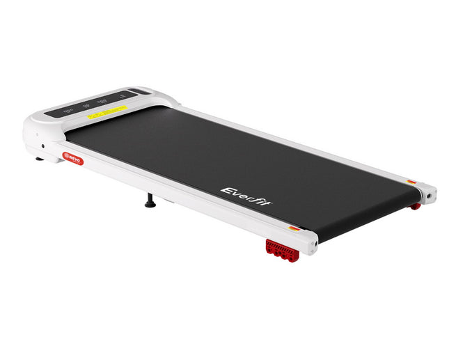 Everfit Treadmill Electric Walking Pad with Incline Under Desk Home Gym White