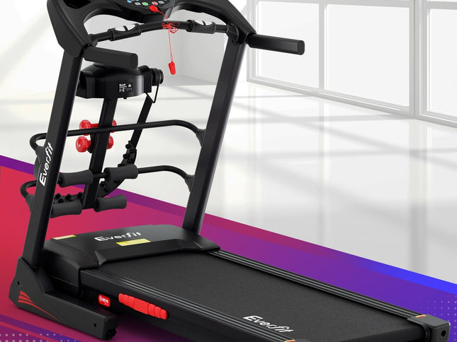 Everfit Treadmill Electric Home Gym Fitness Exercise Machine w/ Massager 480mm