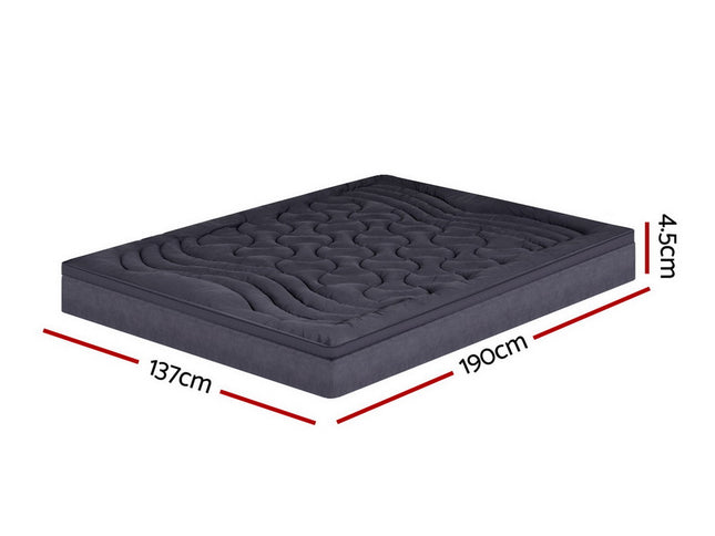 Giselle Bedding Mattress Topper Pillowtop 3-Zone Double