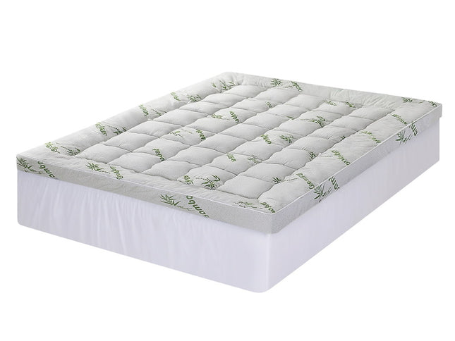 Giselle Mattress Topper 11cm Pillowtop toppers Bamboo Queen