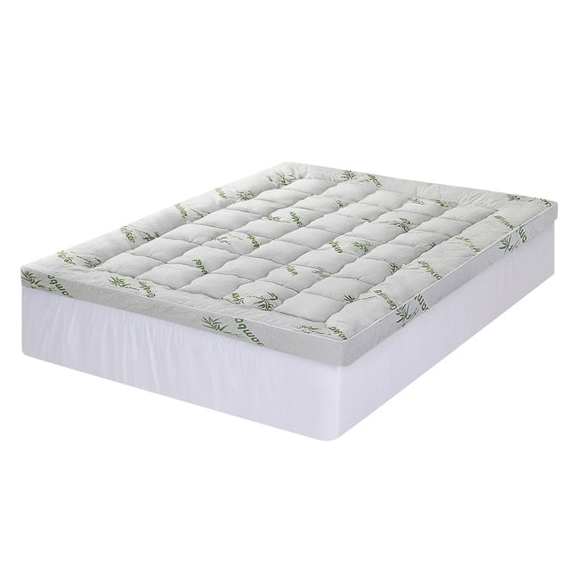 Giselle Mattress Topper 11cm Pillowtop toppers Bamboo Queen
