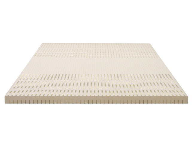 Giselle Bedding Latex Mattress Topper, 7.5cm Thick 7-Zone Pressure Relief Bed Pad with Washable Cover, Cooling Breathable Mat for Side Sleepers & Back Pain, Beige King