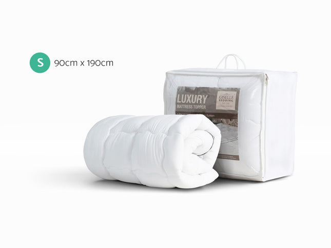 Giselle Bedding Mattress Topper Pillowtop - Single