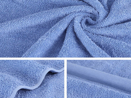 2 Pack Bath Sheets Set Cotton Extra Large Towel Blue