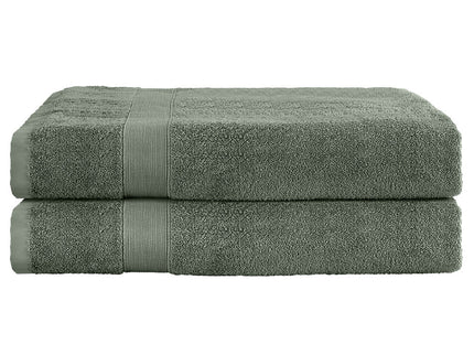 2 Pack Bath Sheets Set Cotton Extra Large Towel Green
