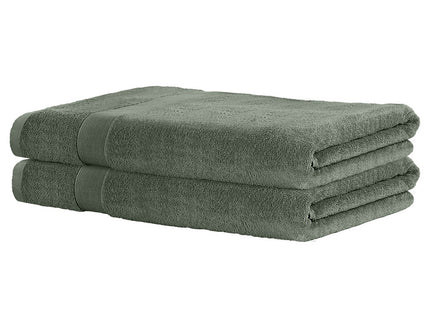 2 Pack Bath Sheets Set Cotton Extra Large Towel Green