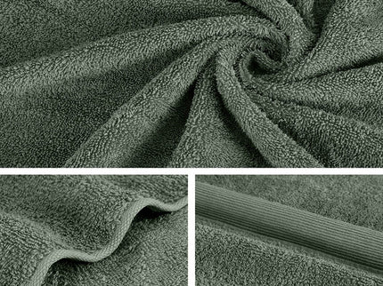 2 Pack Bath Sheets Set Cotton Extra Large Towel Green