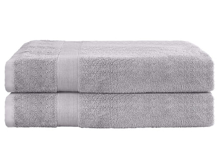 2 Pack Bath Sheets Set Cotton Extra Large Towel Grey