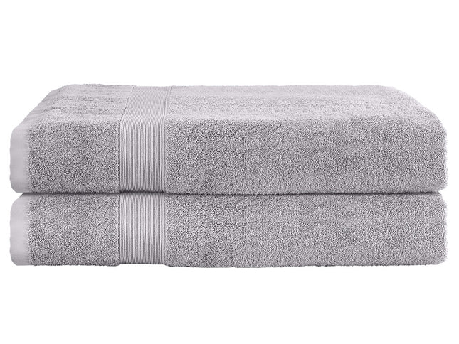 2 Pack Bath Sheets Set Cotton Extra Large Towel Grey
