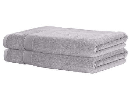 2 Pack Bath Sheets Set Cotton Extra Large Towel Grey