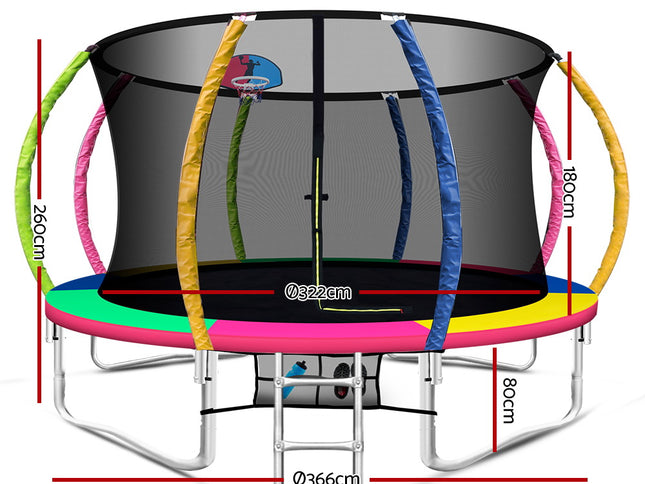 Everfit 12ft Trampoline Rebounder for Kids