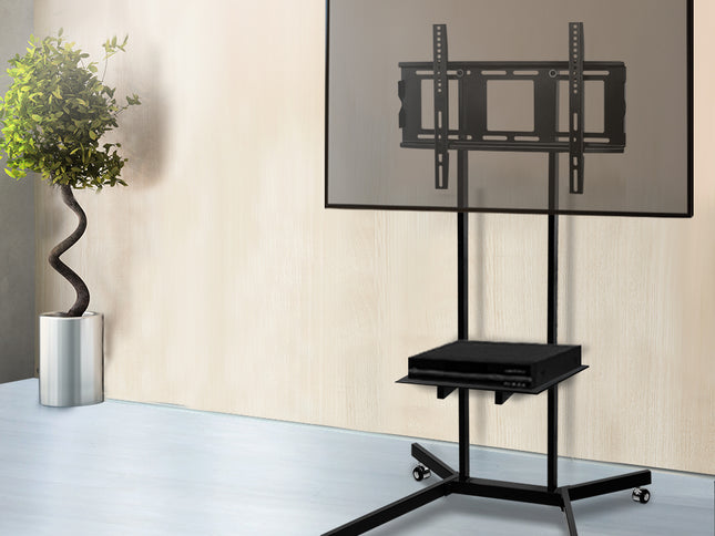 Artiss Mobile TV Stand for 32"-65" TVs Mount Bracket Portable Shelf Trolley Cart