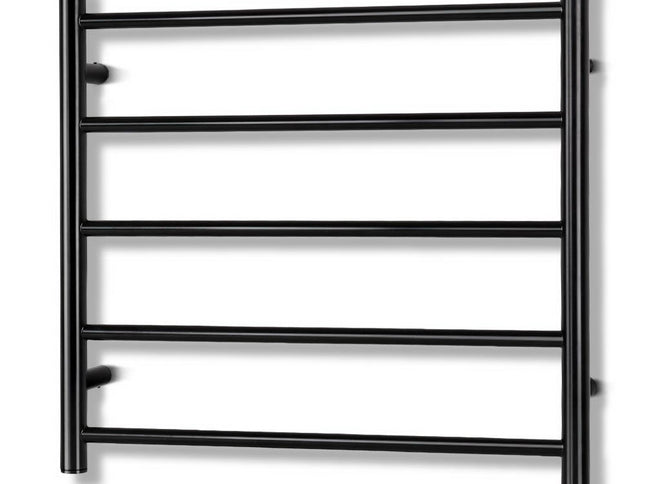 Devanti Electric Heated Towel Rail Rack 5 Bars Wall Mounted Clothes Dry Warmer
