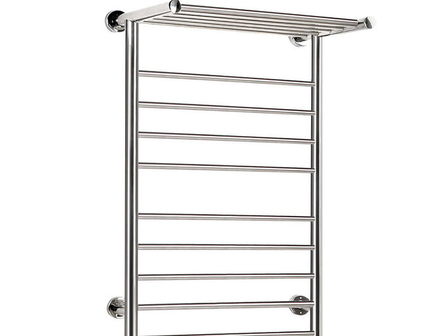 Devanti Electric Heated Towel Rail Rack 14 Bars Wall Mounted Clothes Dry Warmer