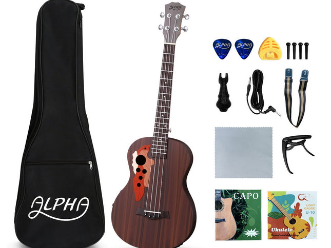 Alpha Ukulele 30 Inch with EQ 18 Frets