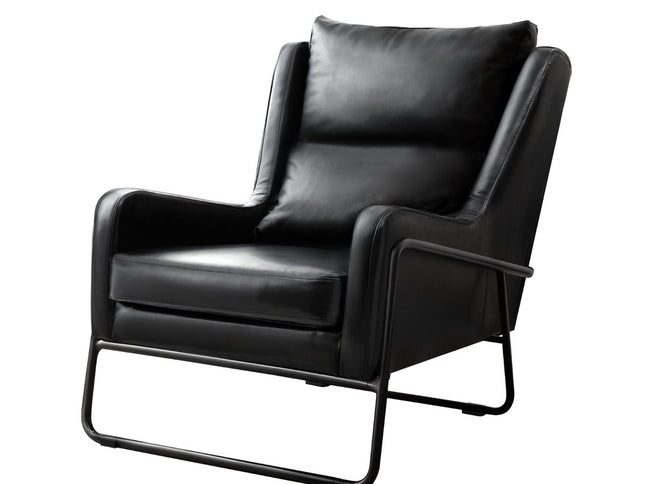 Artiss Armchair Accent Chair PU Leather Wingback Black
