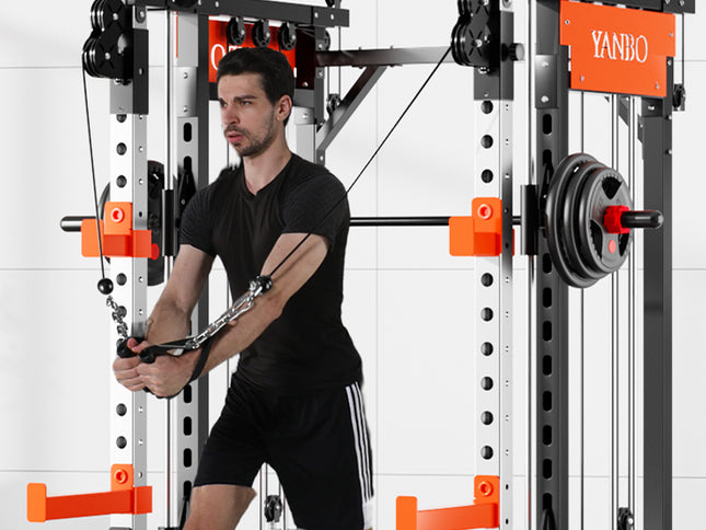SmartFit M1 Max 130kg Pin Loaded Multi Functional Training Smith Machine Home Gym Power Rack Machine