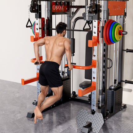 SmartFit M1 Ultra Leg Press and Chest Fly Multi Functional Training Smith Machine Home Gym with 130kgs pin loaded package