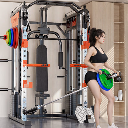 SmartFit M1 Ultra Leg Press and Chest Fly Multi Functional Training Smith Machine Home Gym with 130kgs pin loaded package