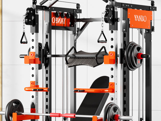 SmartFit M1 Max 130kg Pin Loaded Multi Functional Training Smith Machine Home Gym Power Rack Machine package