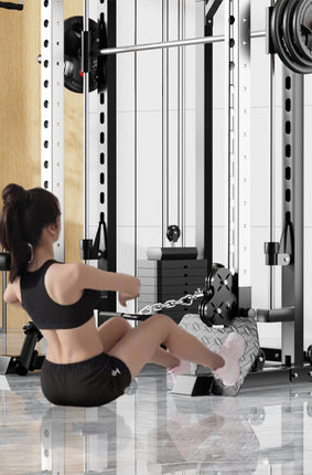 SmartFit M1 Max 130kg Pin Loaded Multi Functional Training Smith Machine Home Gym Power Rack Machine package