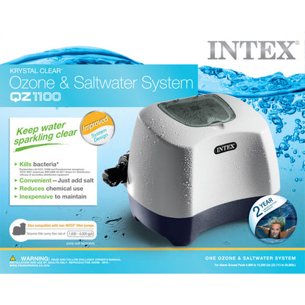 Krystal Clear Ozone and Saltwater Pool Chlorine System QZ1100 - 60,000 Litres 26666
