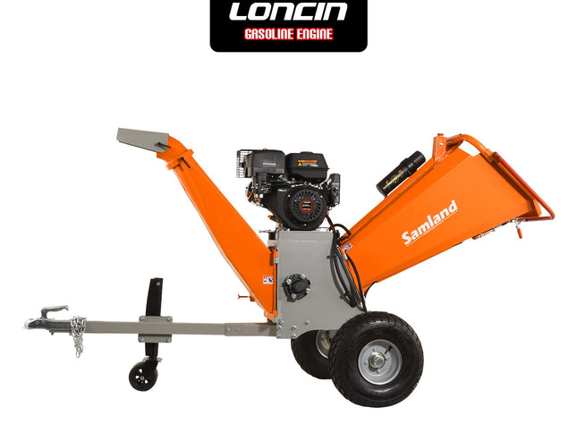 Samland 15hp Loncin Gasoline Engine Powered Tree Branch Wood Chipper Shredder (WC420)