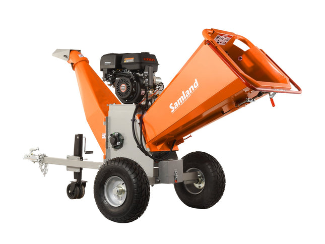 Samland 15hp Loncin Gasoline Engine Powered Tree Branch Wood Chipper Shredder (WC420)
