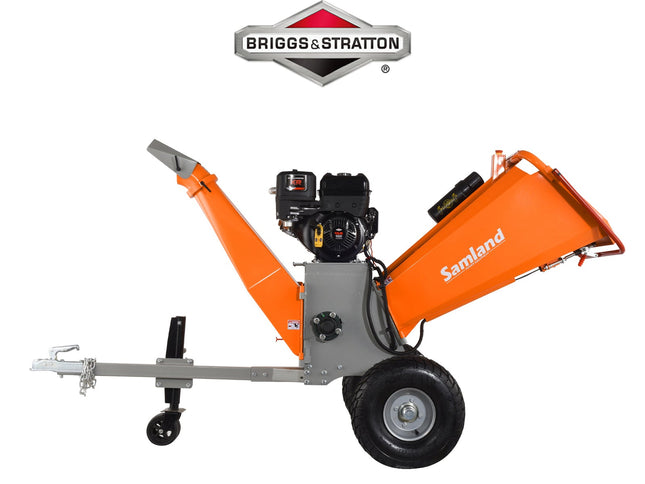 Samland 13.5hp B&S Gasoline Engine Tree Branch Wood Chipper Shredder (WC420BS)