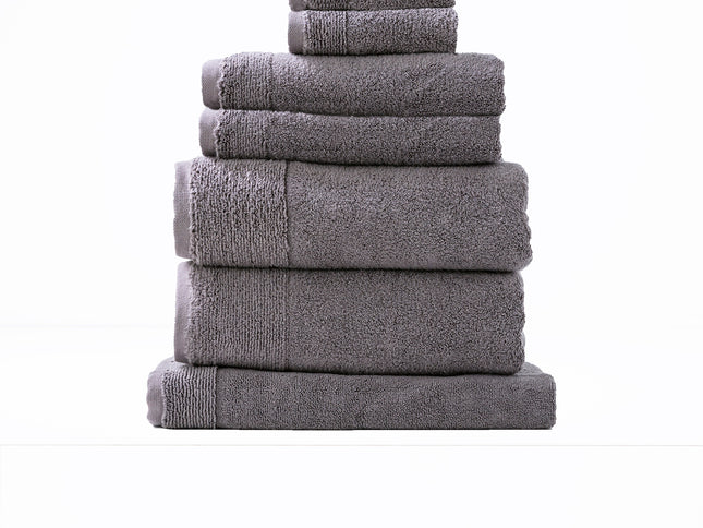 Aireys 650 GSM Zero Twist 7 Piece Nickel Bath Towel by Renee Taylor
